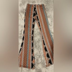 Colorful flared pants